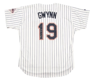 Tony Gwynn Signed 1998 San Diego Padres Game Used Home Jersey